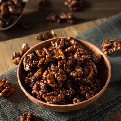 Candied Espresso Walnuts