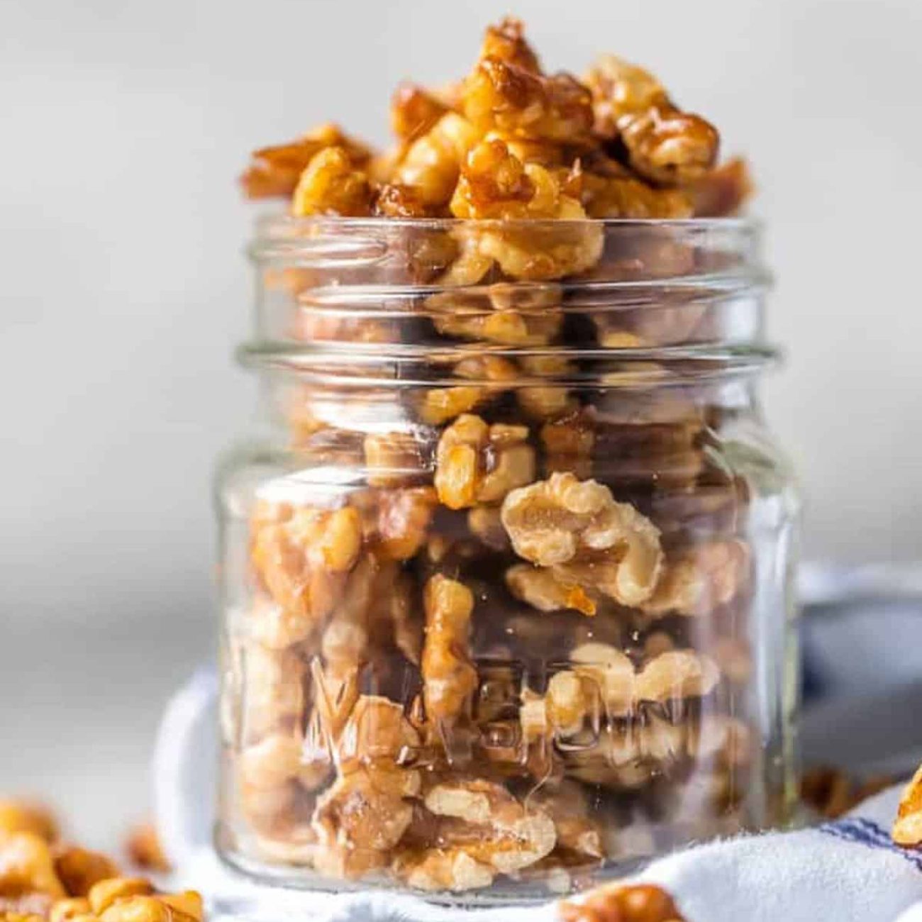 Candied Orange Walnuts