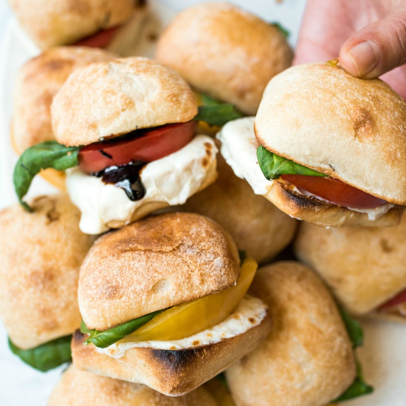 Caprese Mini Sandwiches