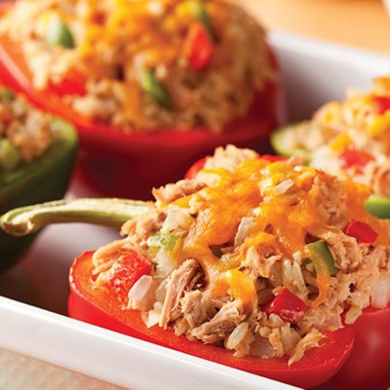 Capsicum Red Pepper And Tuna Casserole