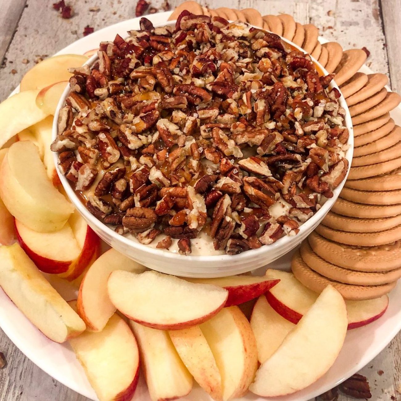 Caramel Pecan Cheese Dip