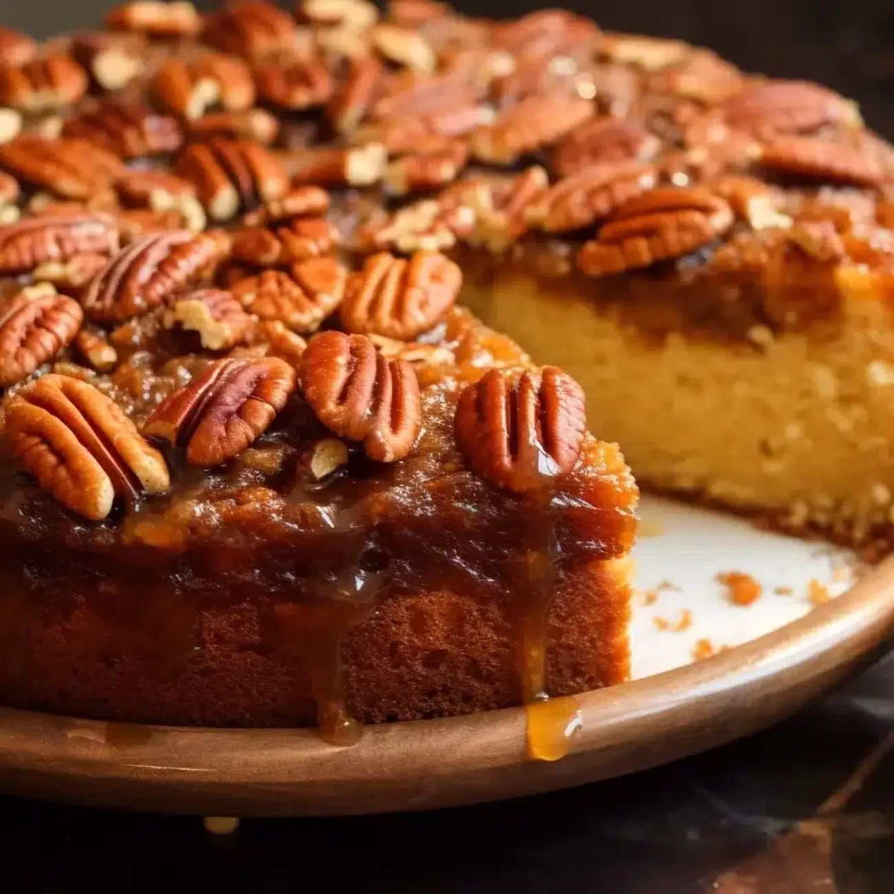 Caramel Pecan Upside Down Muffins