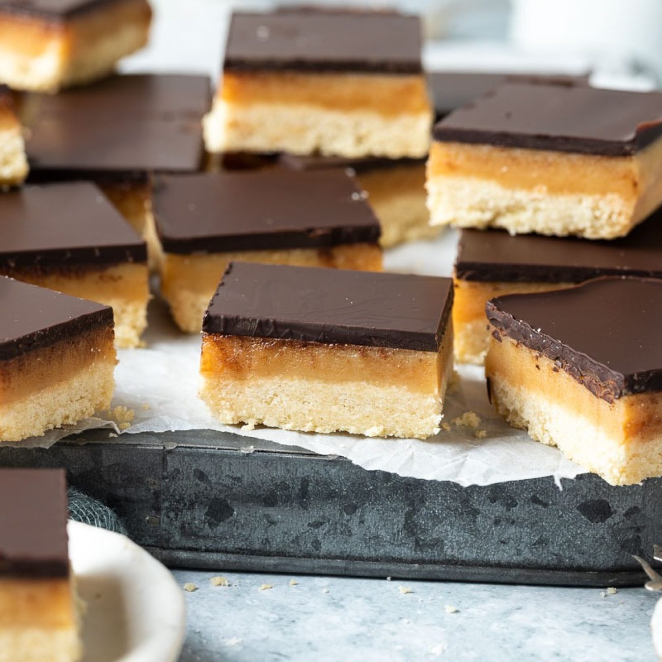 Caramel Shortbread Squares