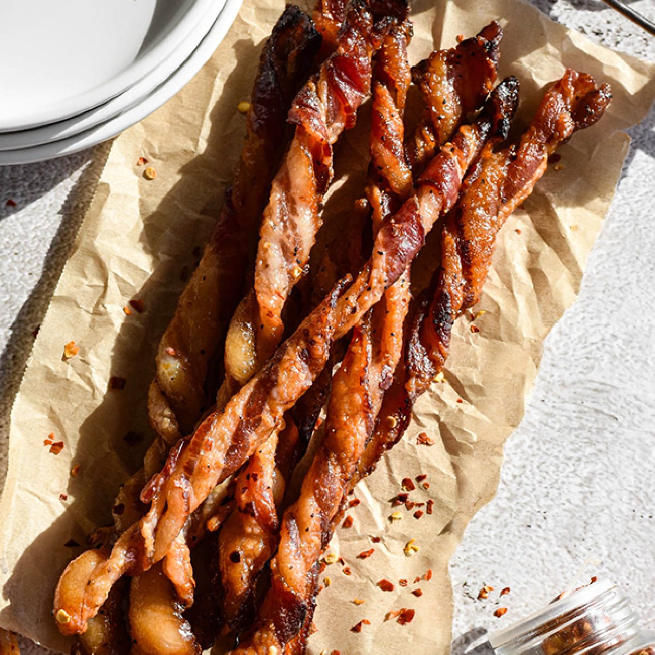 Caramelized Bacon Twists