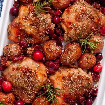 Caramelized Cranberry Chicken