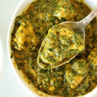 Cardamom Spinach Puree