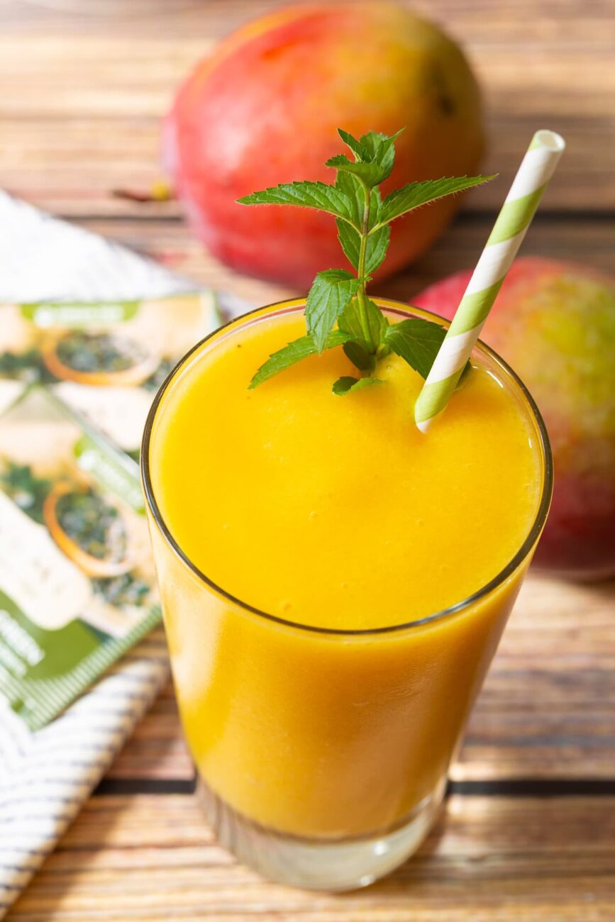 Caribbean Banana Mango Smoothie