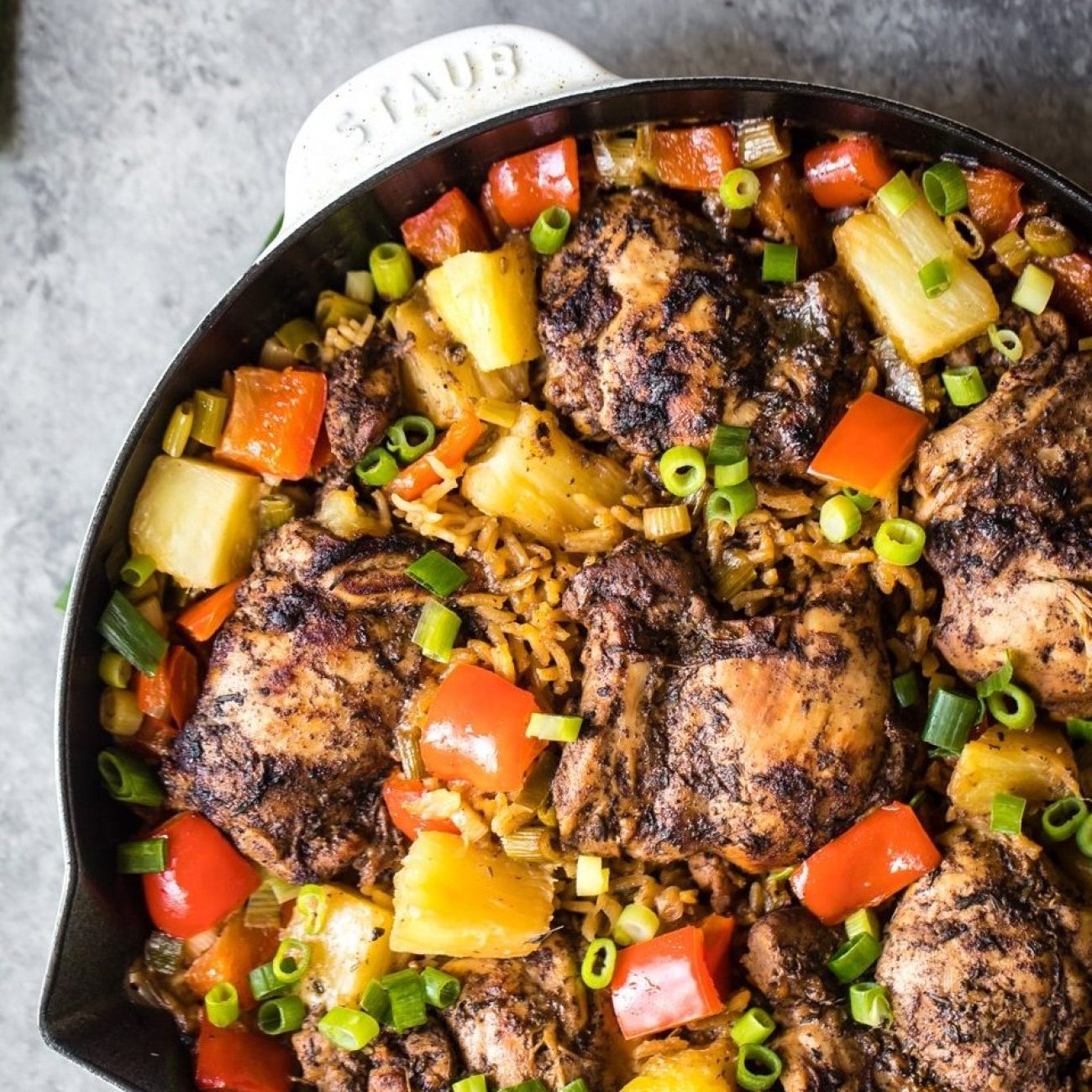 Caribbean Chicken And Pineapple Salsa