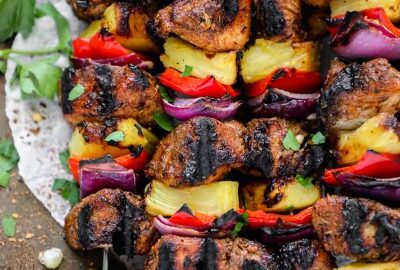 Caribbean Chicken Kabobs