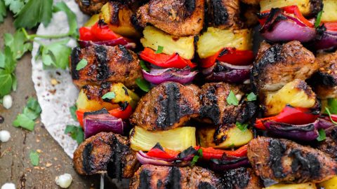 Caribbean Chicken Kabobs