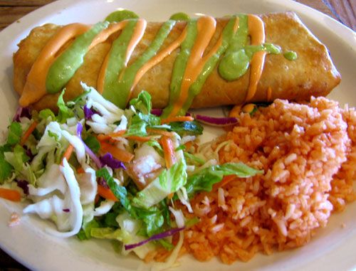 Caribbean Chimichangas With Jamaican