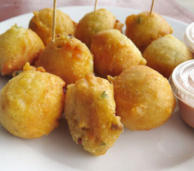 Caribbean Conch Fritters With Island Hot