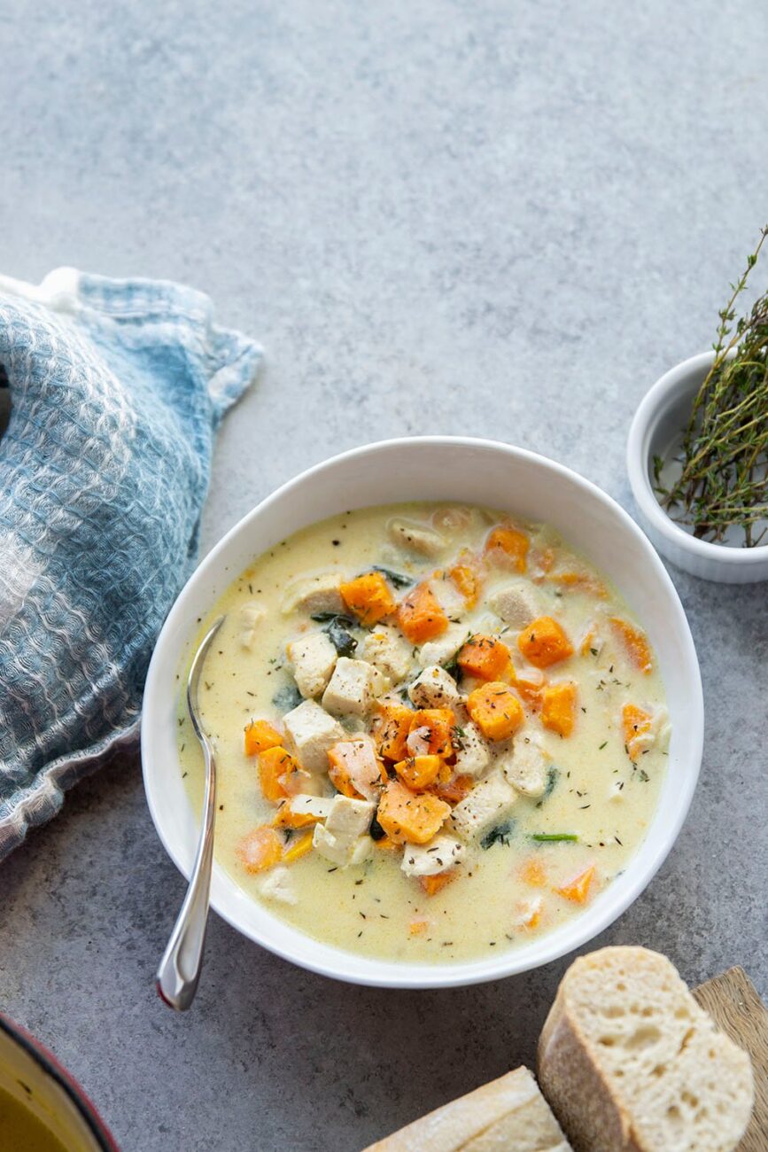 Caribbean Creamy Sweet Potato Soup