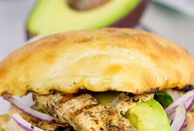 Caribbean Grilled Chicken Sandwich - Or