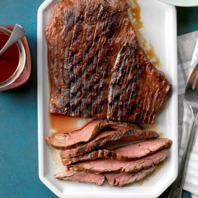 Caribbean-Inspired Spicy Flank Steak Recipe