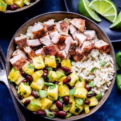 Caribbean Jerk Chicken With Fresh Fruit Salsa