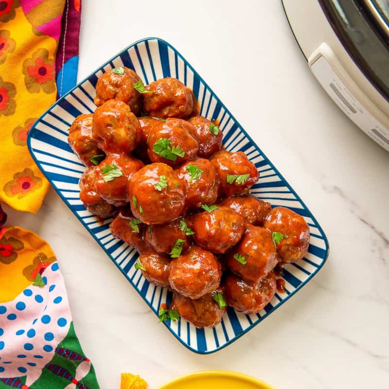 Caribbean Meatballs With Tropical Sauce