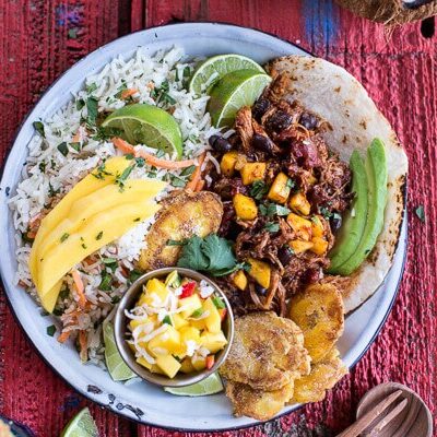 Caribbean Pork And Mango Stir- Fry