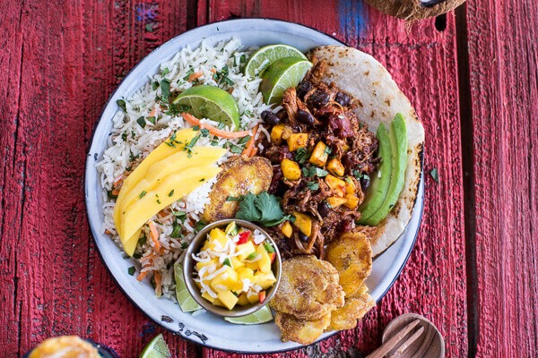 Caribbean Pork And Mango Stir- Fry