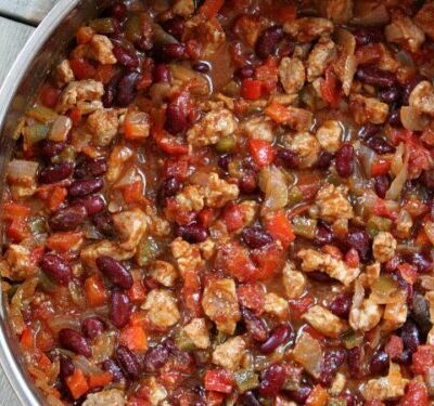 Caribbean Red Bean Chili With Pork