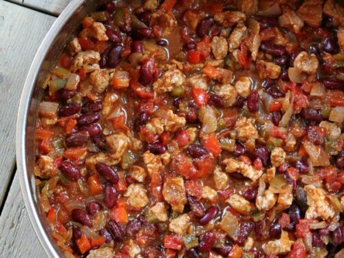 Caribbean Red Bean Chili With Pork