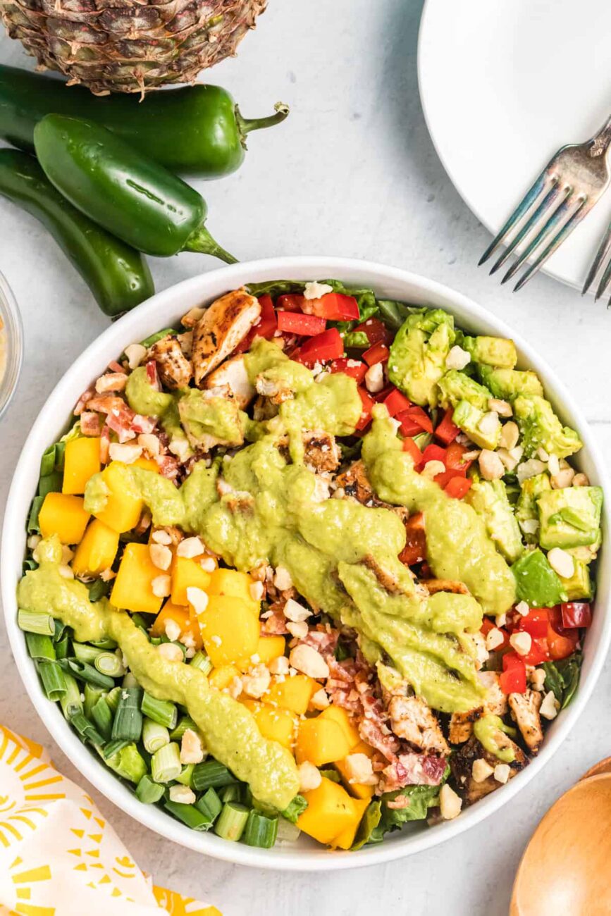 Caribbean Roast Chicken And Avocado Salad