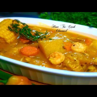 Caribbean Shrimp And Vegetable Soup