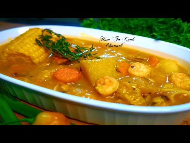 Caribbean Shrimp And Vegetable Soup