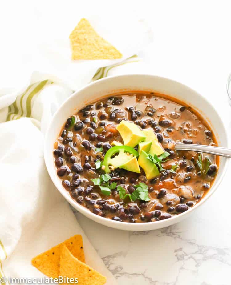 Caribbean-Style Black Bean Soup