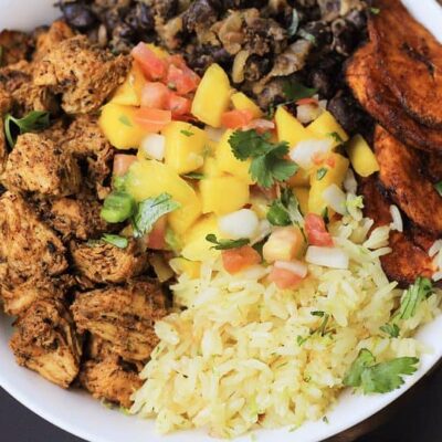 Caribbean-Style Chicken With Black Beans