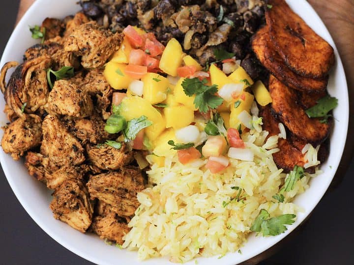 Caribbean-Style Chicken With Black Beans