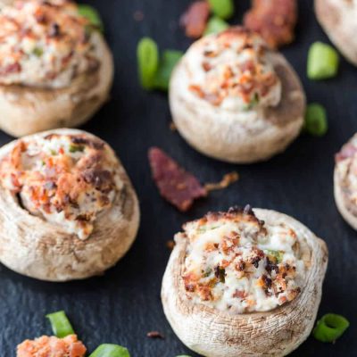 Carol Anns Bacon Stuffed Mushrooms