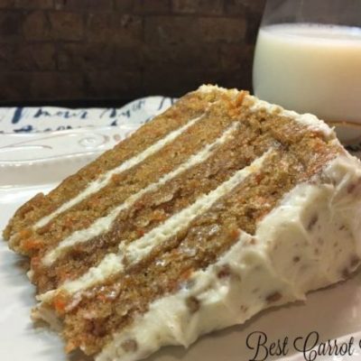 Carrot Cake Supreme With Buttermilk Glaze