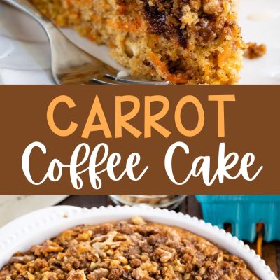 Carrot Coffee Cake With Poppy Seed Streusel