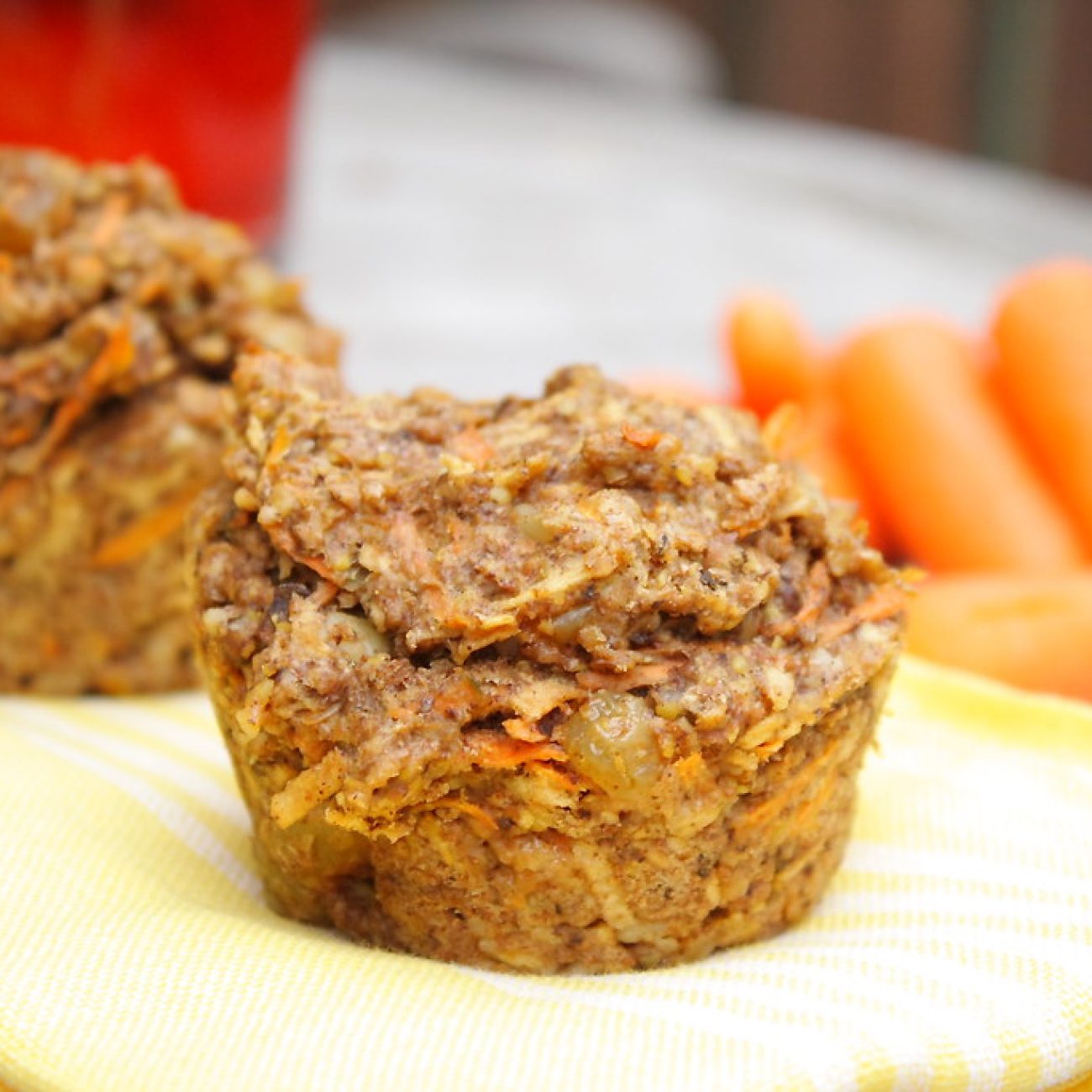 Carrot N Spice Bran Muffins