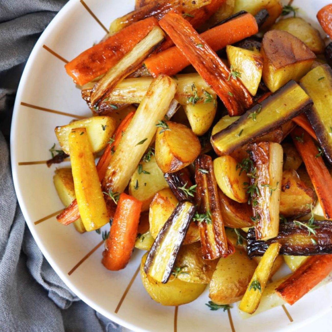 Carrots & Potatoes Roasted W