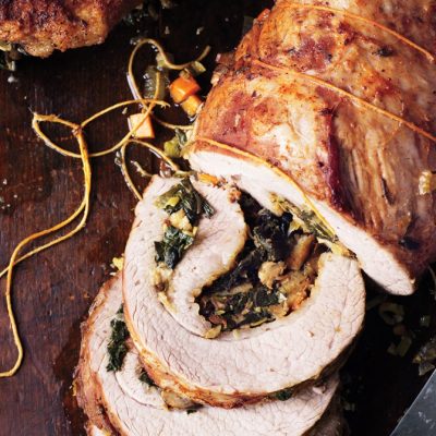 Chard Stuffed Prosciutto