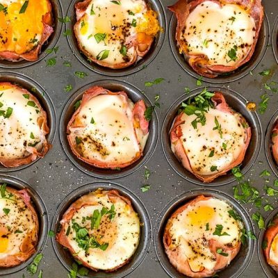 Cheddar Ham Cups