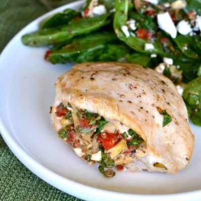 Cheddar-Stuffed Chicken Breast With Spinach - A Flavorful Delight