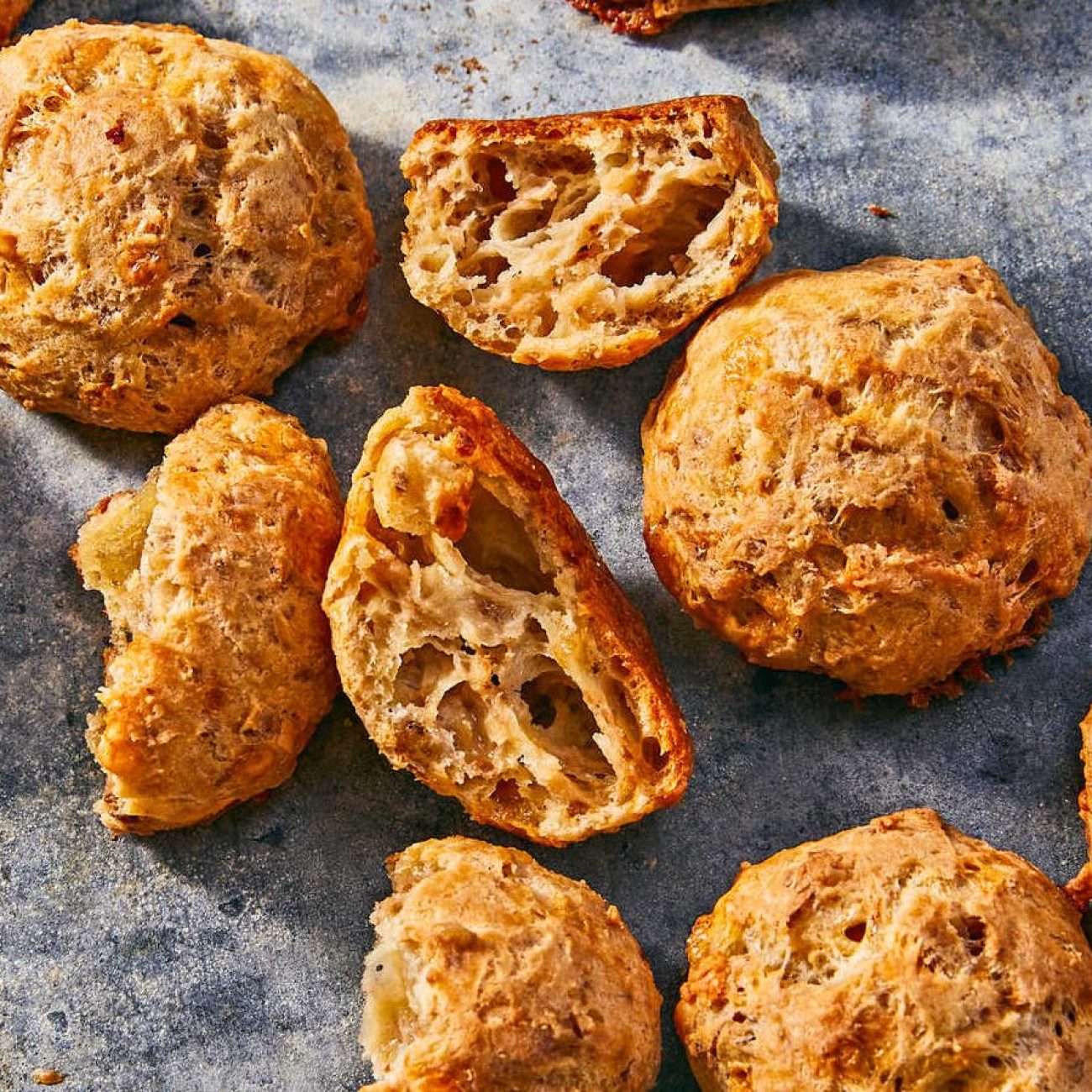 Cheddar- Walnut Stuffed Mushrooms