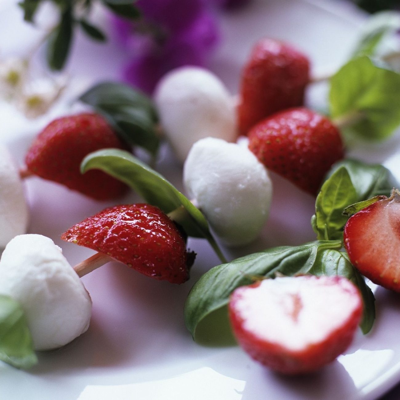 Cheese And Fruit Kabobs