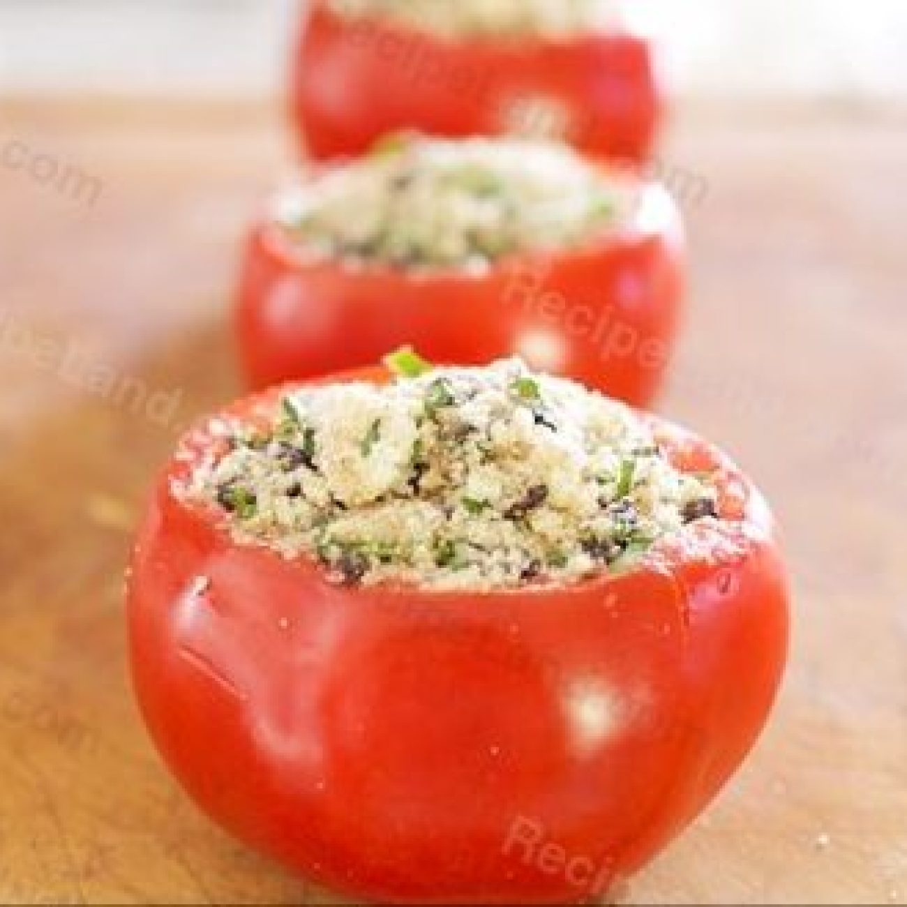 Cheese And Olive-Stuffed Tomatoes