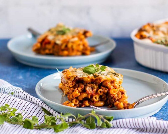 Cheese And Tomatoesauce Pasta Casserole