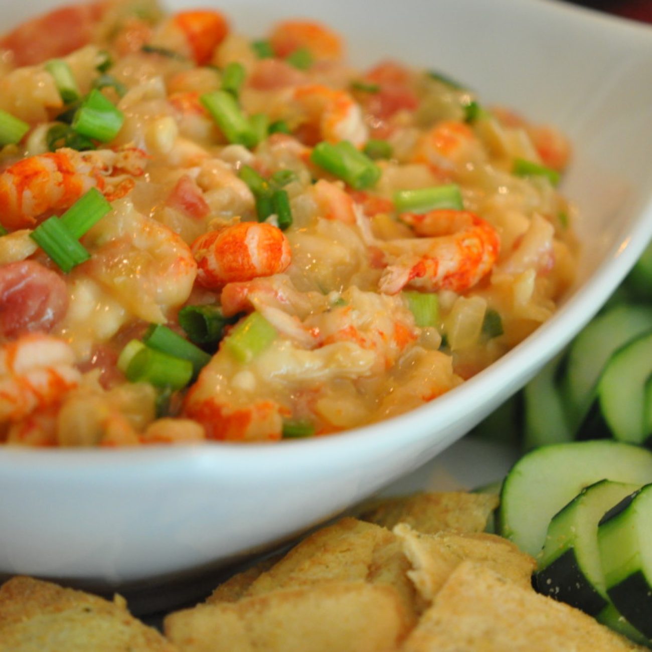 Cheese Dip With Crawfish