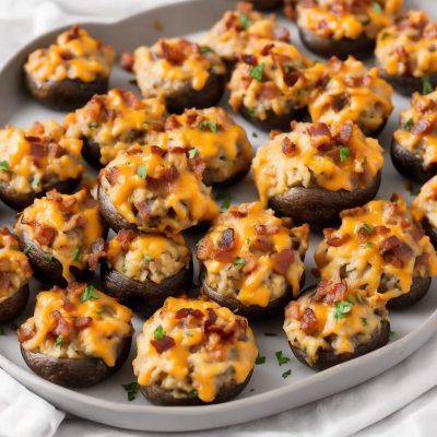 Cheese N Bacon Stuffed Mushrooms