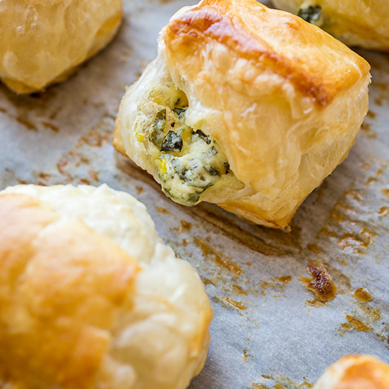 Cheese Spinach Appetizers