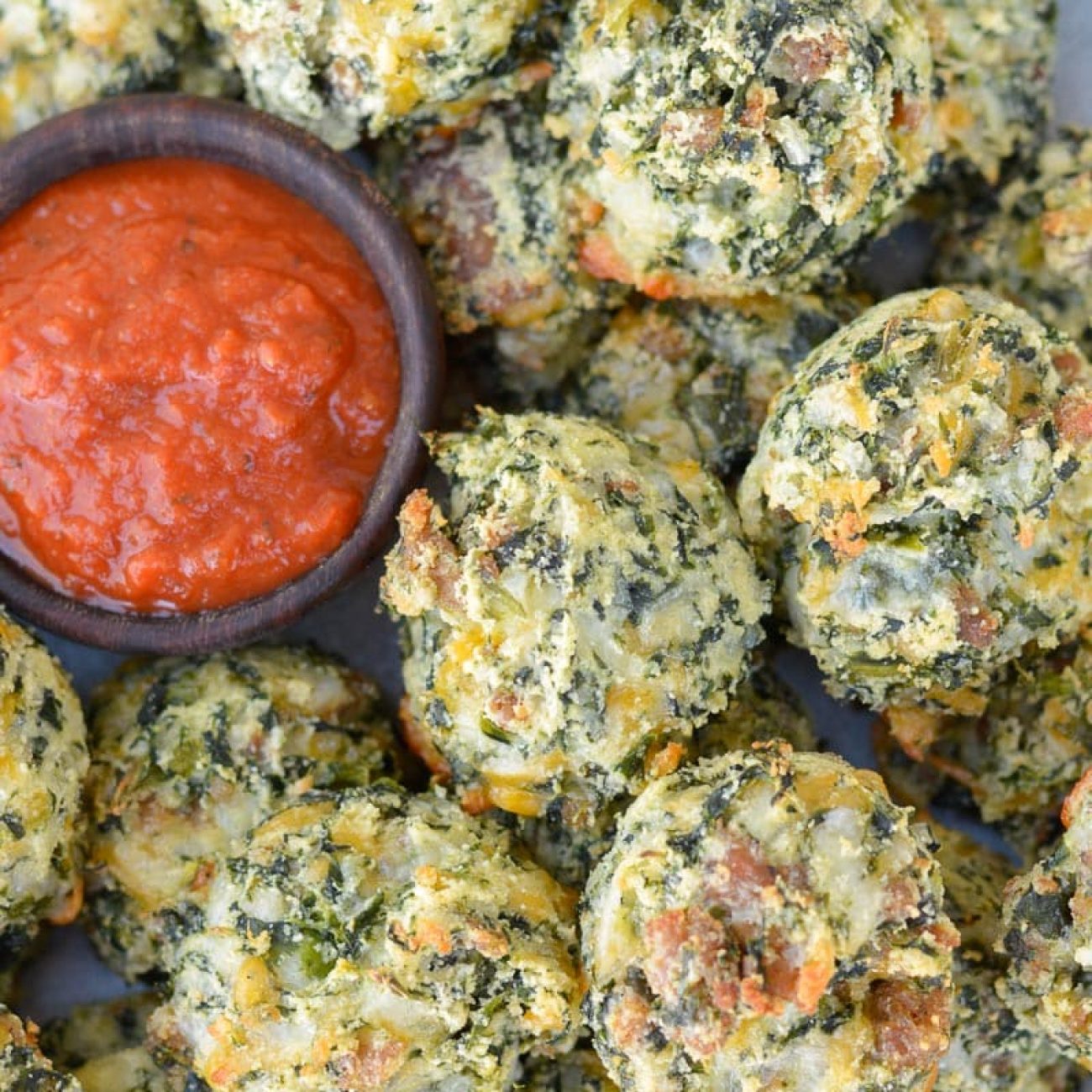 Cheese Spinach Balls