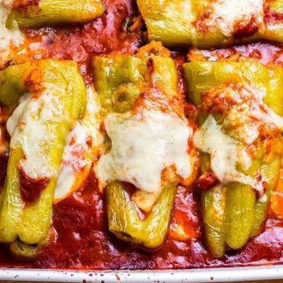 Cheese Stuffed Cubanelle Peppers