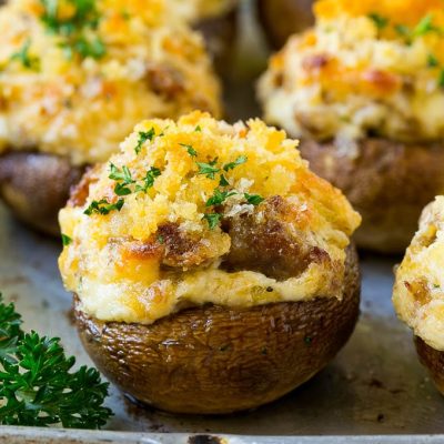 Cheese-Stuffed Mushrooms