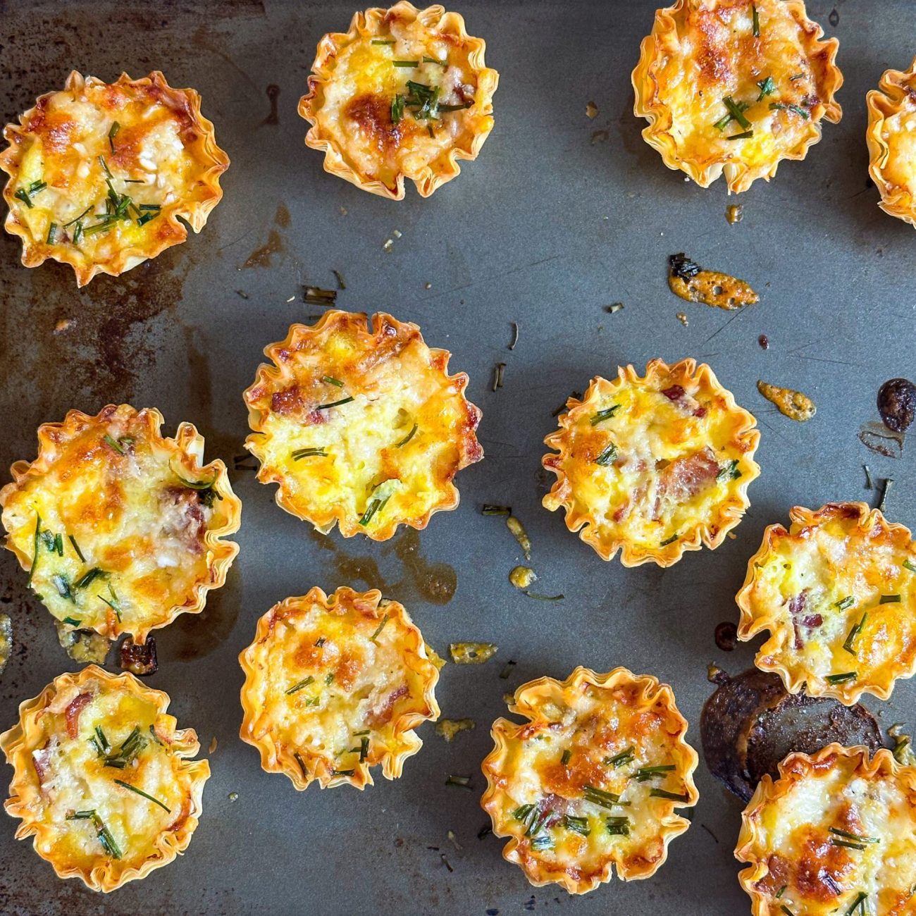 Cheese & Vegemite Mini Quiches